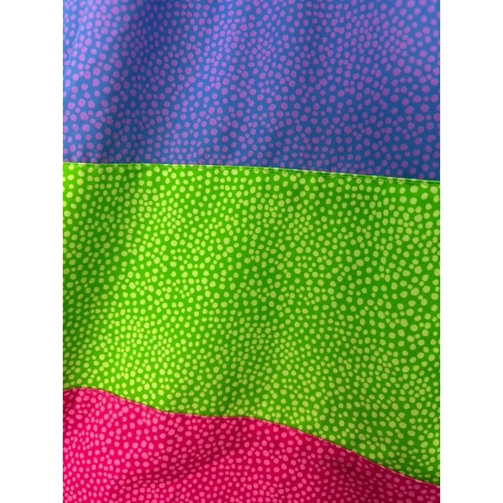 Vineyard Vines Swim Trunks Mens XL Multi Colorblock 6in Inseam Lined Preppy Pool